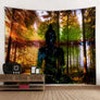 Indian Forest Buddha Meditation Tapestry Wall