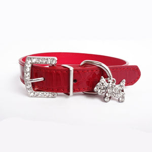 PU Leather Puppy Pet Dog Collars