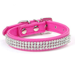 PU Leather Puppy Pet Dog Collars