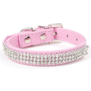 PU Leather Puppy Pet Dog Collars