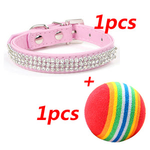 PU Leather Puppy Pet Dog Collars