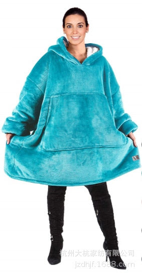 Winter Thick Comfy TV Blanket Sweatshirt