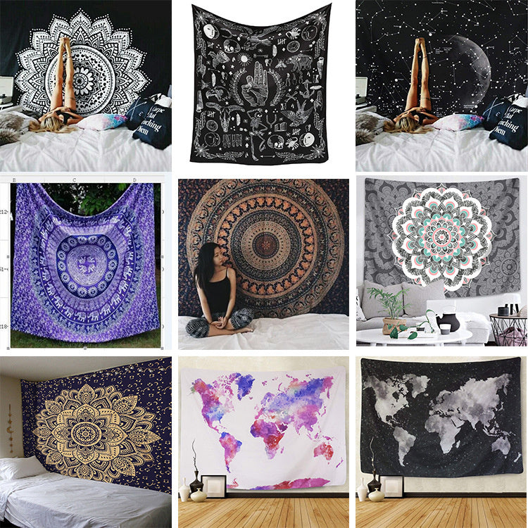 Mandala wall cloths Wall Hanging Beach