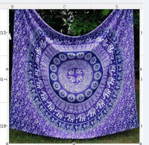 Mandala wall cloths Wall Hanging Beach