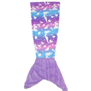 Blue And Pink Mermaid Blanket Beauty