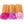 1000pcs Mix Colors Eyelash Brush Top