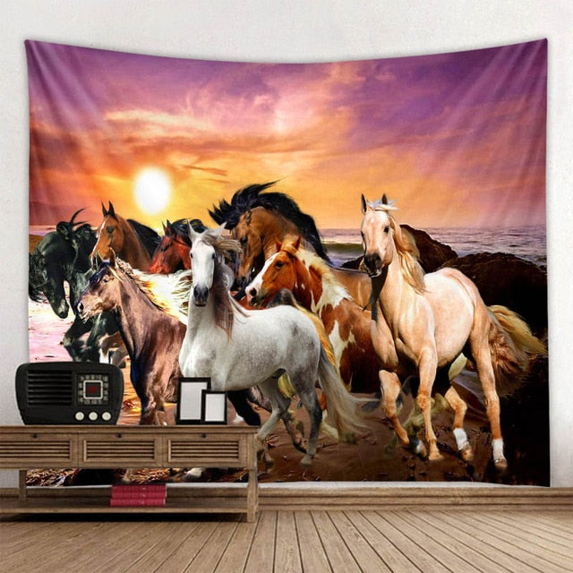 Pentium Horse Print Wall Hippie