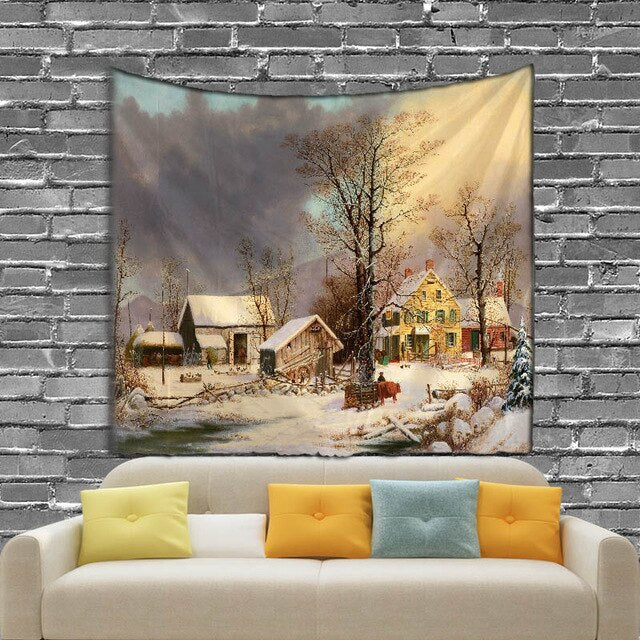 Forest And Country Tapestry Wall