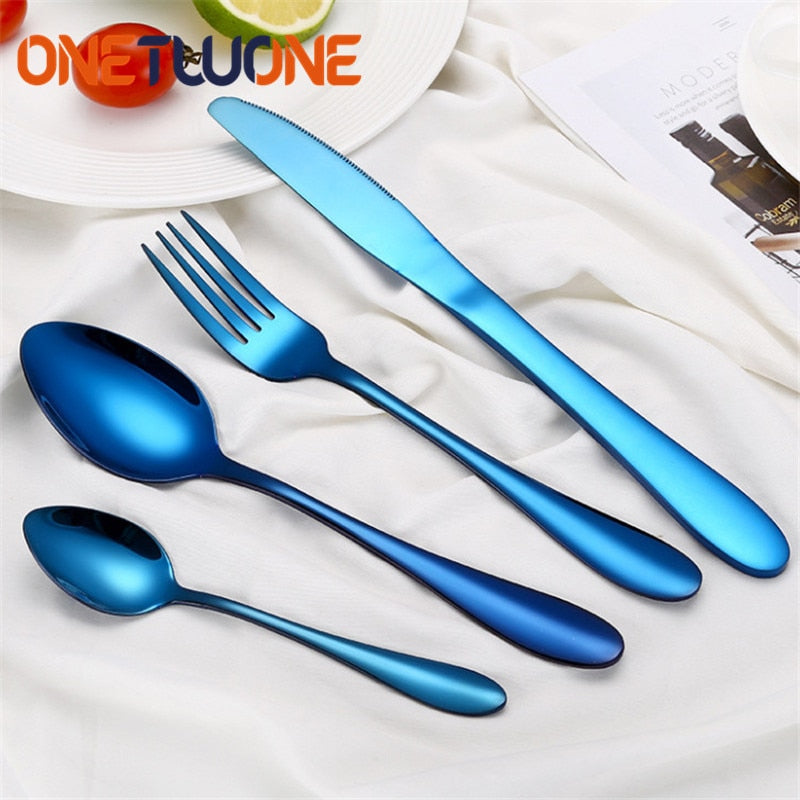 Dinner Set Cutlery Knives Forks Spoons