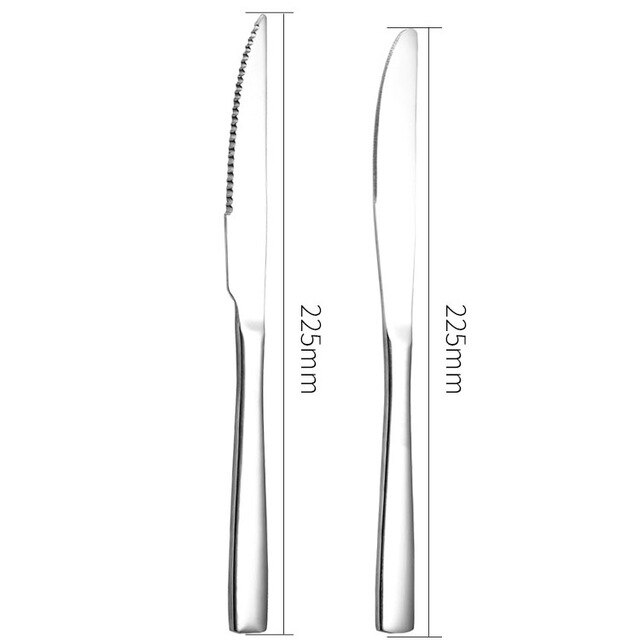 HQ Stainless Steel Steak Knives Cutlery