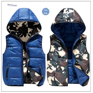 Autumn Winter Kids Boys Vest Down