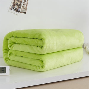 Soft Warm Coral Fleece Blanket Winter Sheet