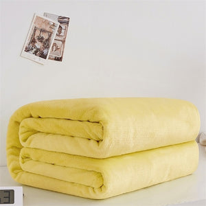 Soft Warm Coral Fleece Blanket Winter Sheet