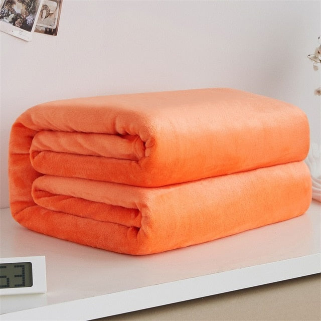 Soft Warm Coral Fleece Blanket Winter Sheet