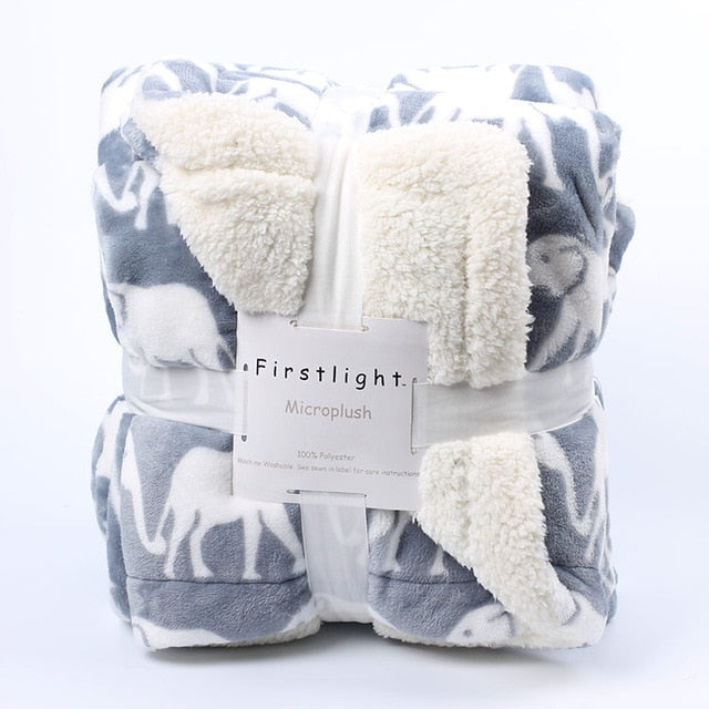 Weighted Flannel Fleece Blanket Winter