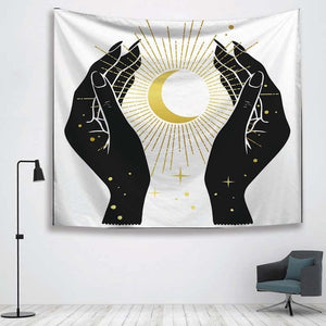 Sun Witchcraft Ouija Tapestry Wall