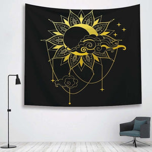 Sun Witchcraft Ouija Tapestry Wall