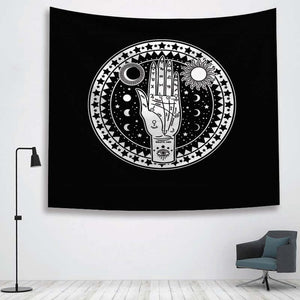 Sun Witchcraft Ouija Tapestry Wall