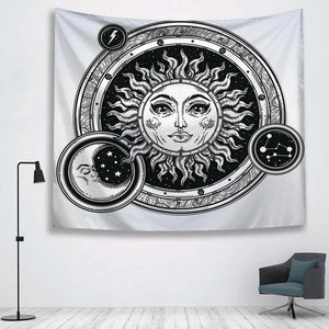 Sun Witchcraft Ouija Tapestry Wall