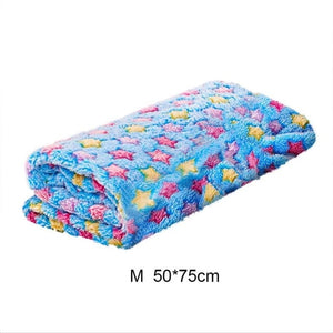 Coral Fleece Blanket Pet Mat With