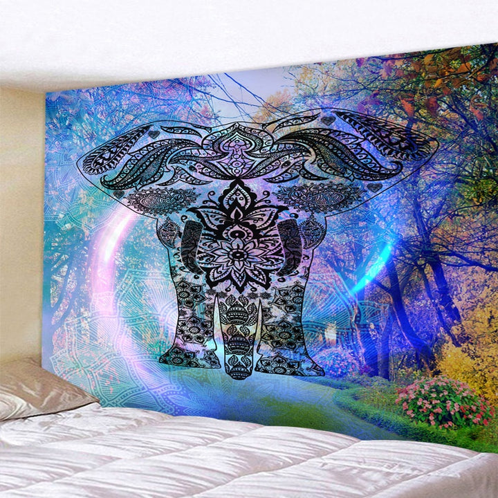 Decorative Mandala Elephant Wall