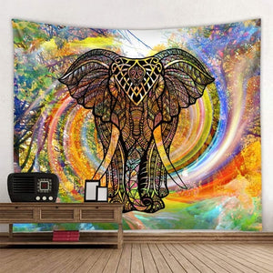 Decorative Mandala Elephant Wall