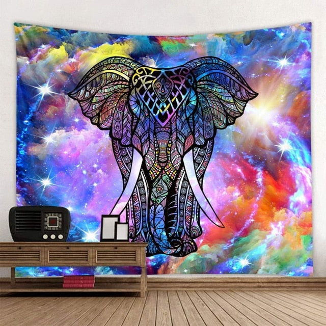 Decorative Mandala Elephant Wall