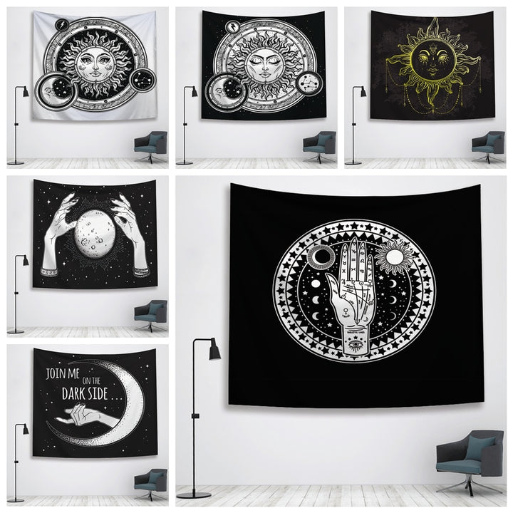 Sun Witchcraft Ouija Tapestry Wall