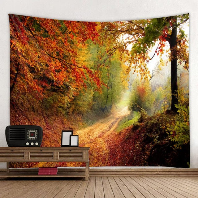 Beautiful Natural Forest Printed Large Wall