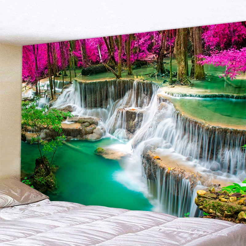 Wholesale 3D Beach Towel Waterfall