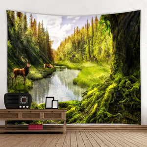 Wholesale 3D Beach Towel Waterfall