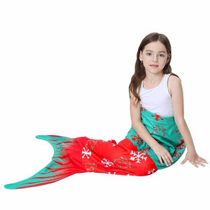 Lannidaa Mermaid Fish Tail Blanket Polar Fleece Wearable