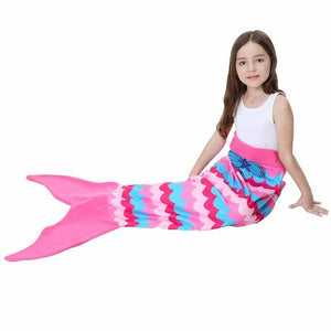 Lannidaa Mermaid Fish Tail Blanket Polar Fleece Wearable